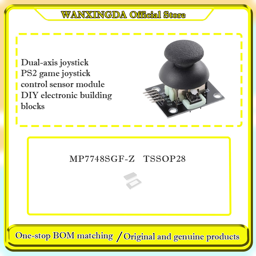 Diy Electronics Logo - MP7748SGF-Z MP7748S Двухосный джойстик PS2, модуль