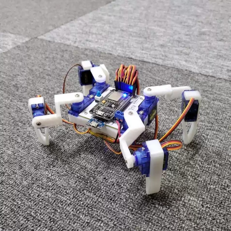 Diy Electronics Store - Магазин Everbright: Бионический робот-паук на четырех
