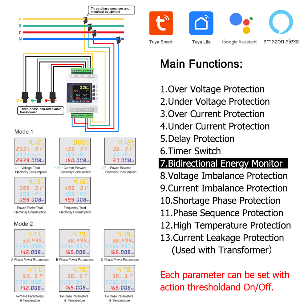 Умный счетчик энергии Tuya WiF – обзор и цена Diy Electronics Store
