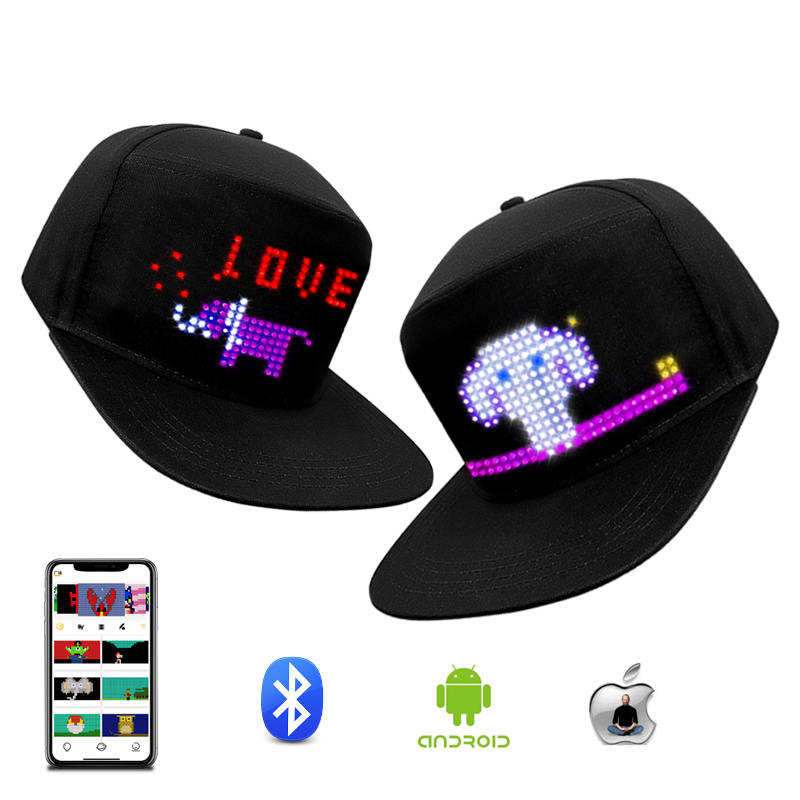 Умная LED-кепка с дисплеем: уп – обзор и цена Diy Electronics Logo