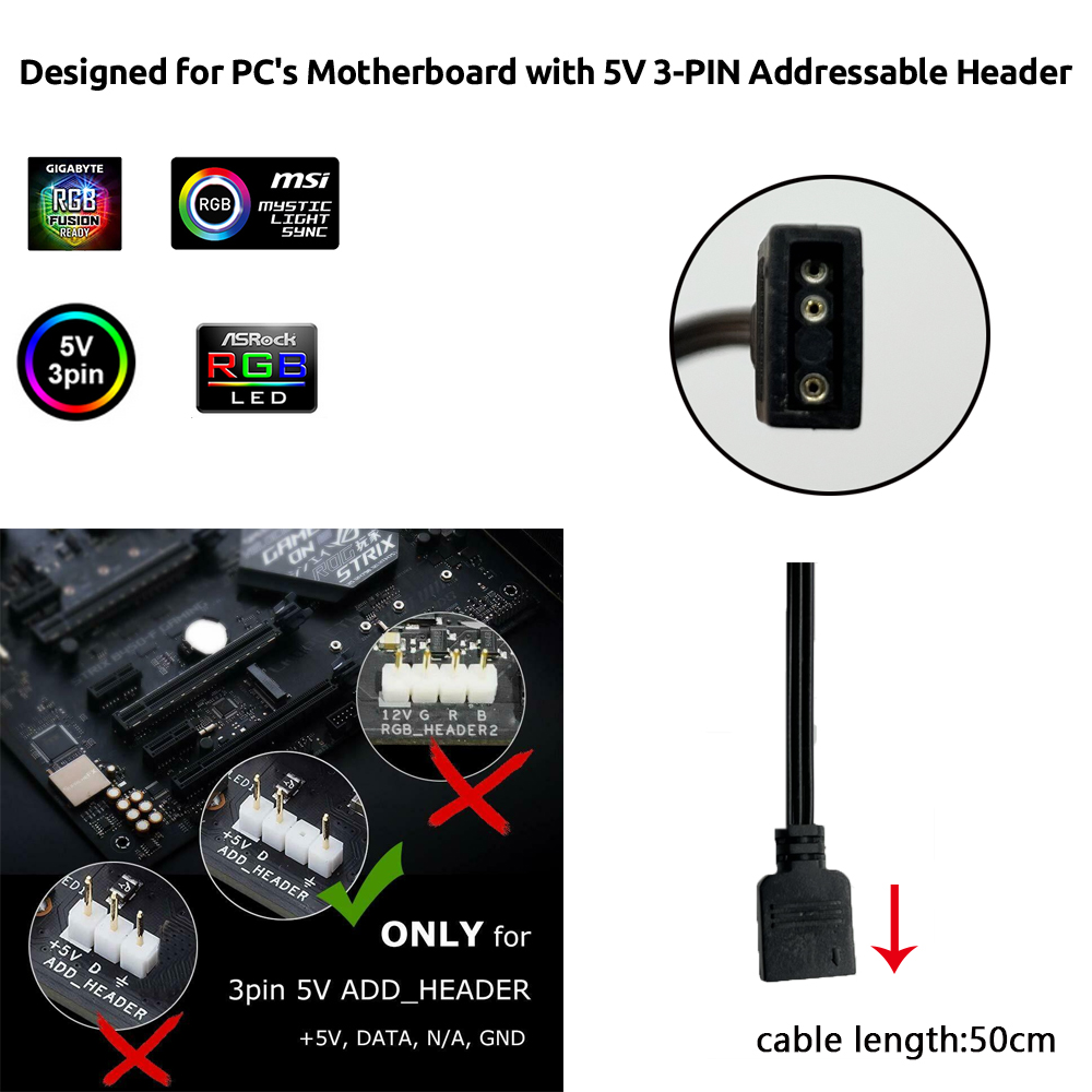 5V ARGB 3-контактный разъем дл – обзор и цена Diy Electronics Case