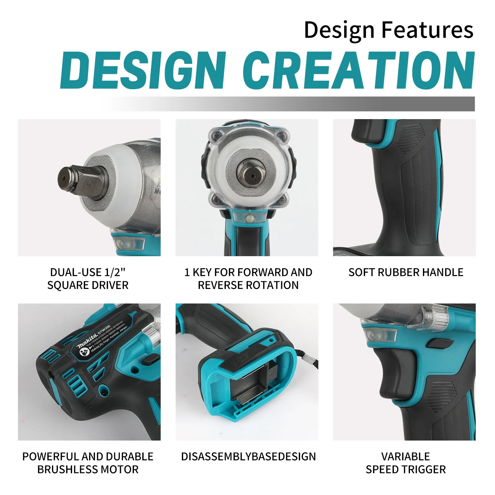 Бесщеточный ударный гайковерт  – обзор и цена Makita Drill Dtw300